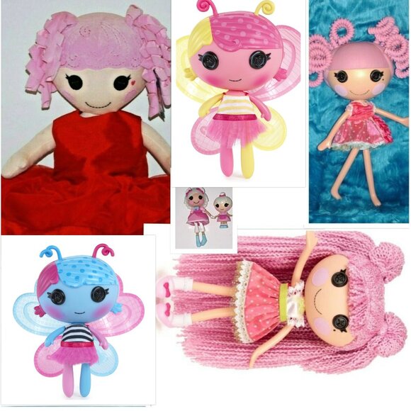 -LALALOOPSY FULL DOLL MITTENS FLUFF Build a Bear Jewel